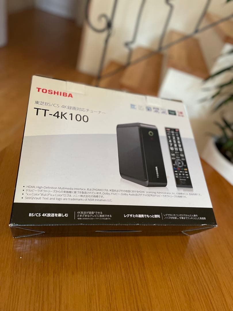 【美品】TOSHIBA TT-4K100 4Kテレビチューナー