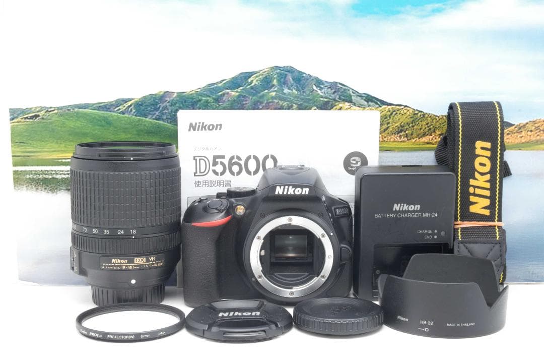 高倍率ズームレンズ付♪ Nikon D5600 Wi-Fi搭載！高画質一眼