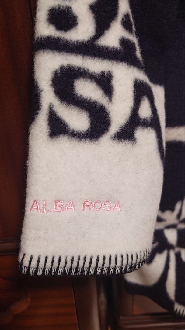 ALBA ROSA 新升目ダッフルコート 黒✕白 アルバローザ