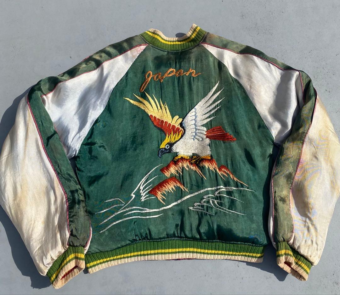 50sスカジャン ヴィンテージ　オリジナル　スーベニア　スペシャル　フェード