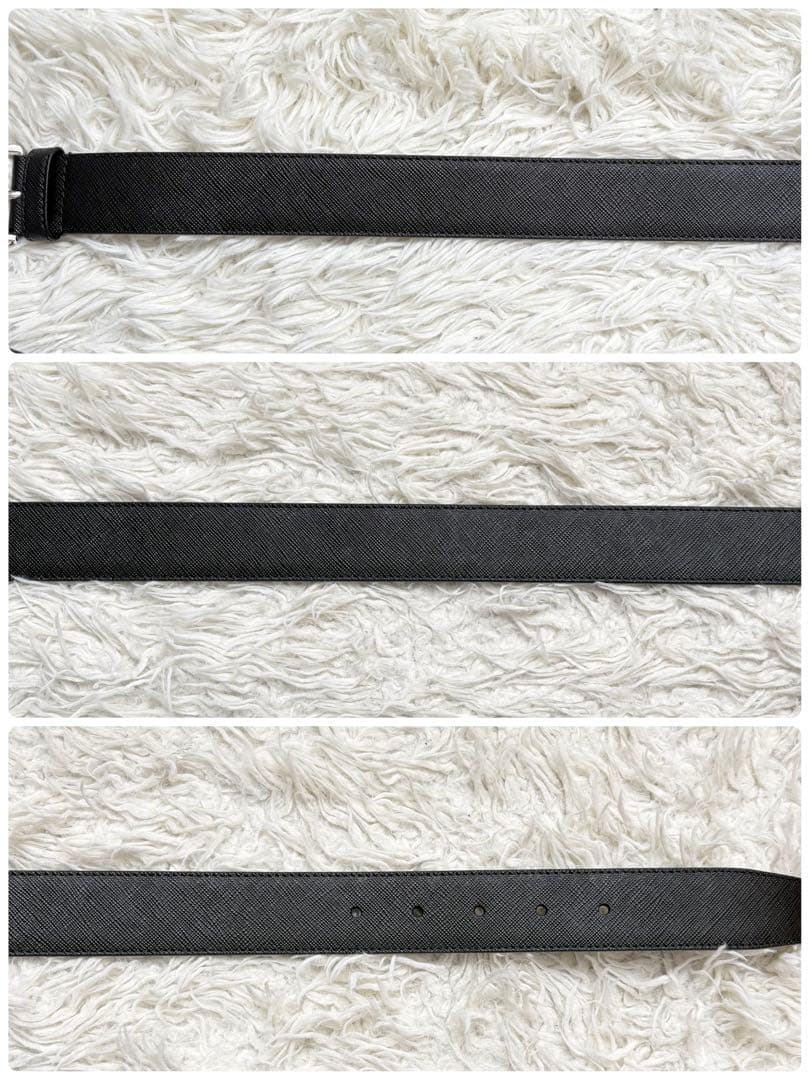 【正規品】未使用タグ付き　PRADA サフィアーノレザー ベルト サイズ90