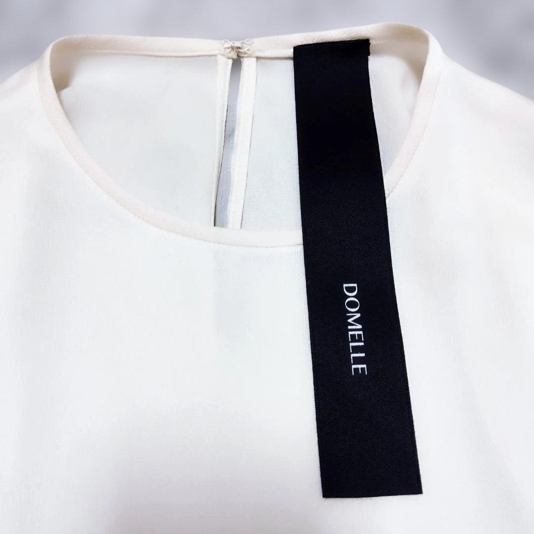未使用タグ付★DOMELLE ドメル ブラウス ラッフルスリーブ フリル M
