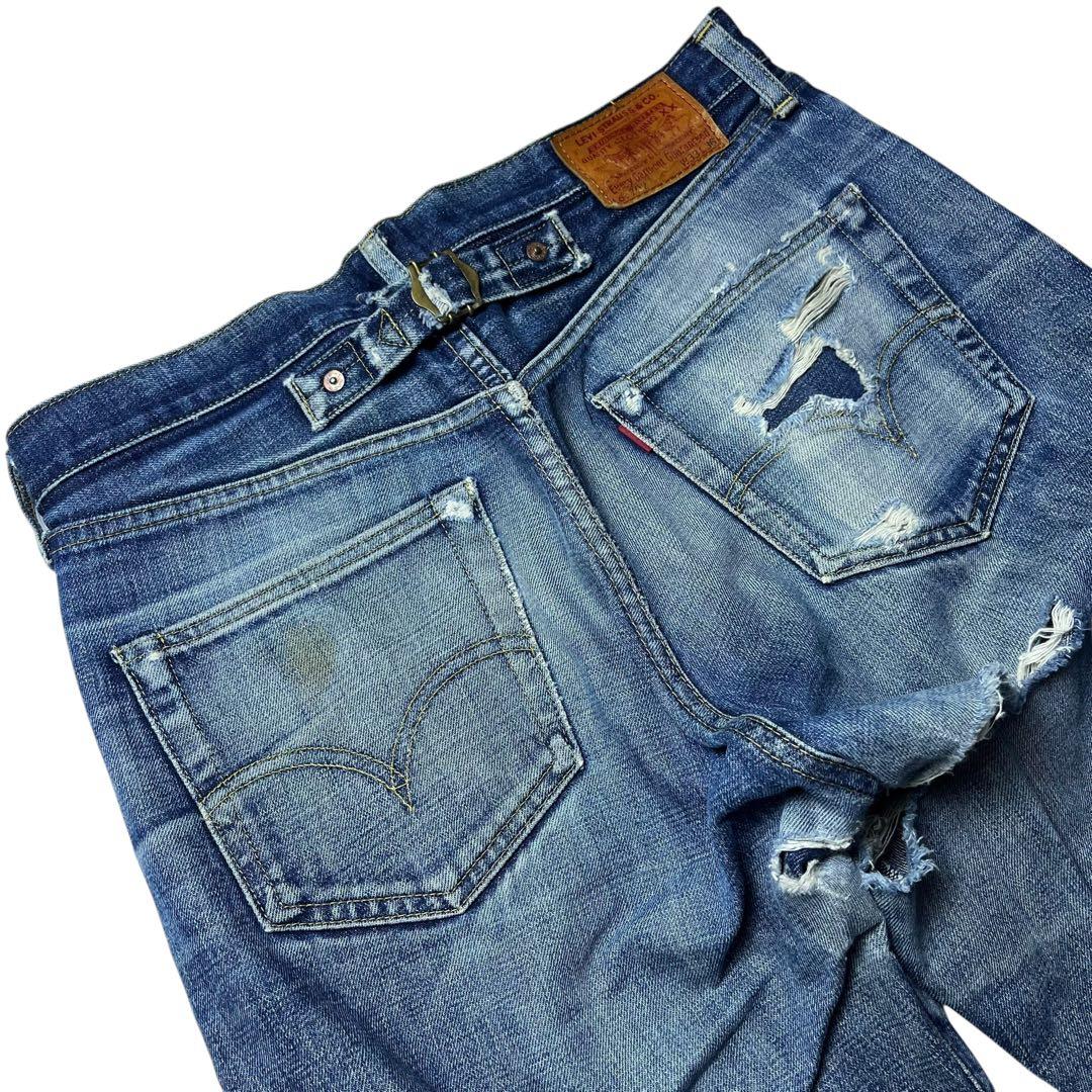 LEVIS リーバイス 702xx 日本製 w33 ヒゲ ハチノス ダメージ