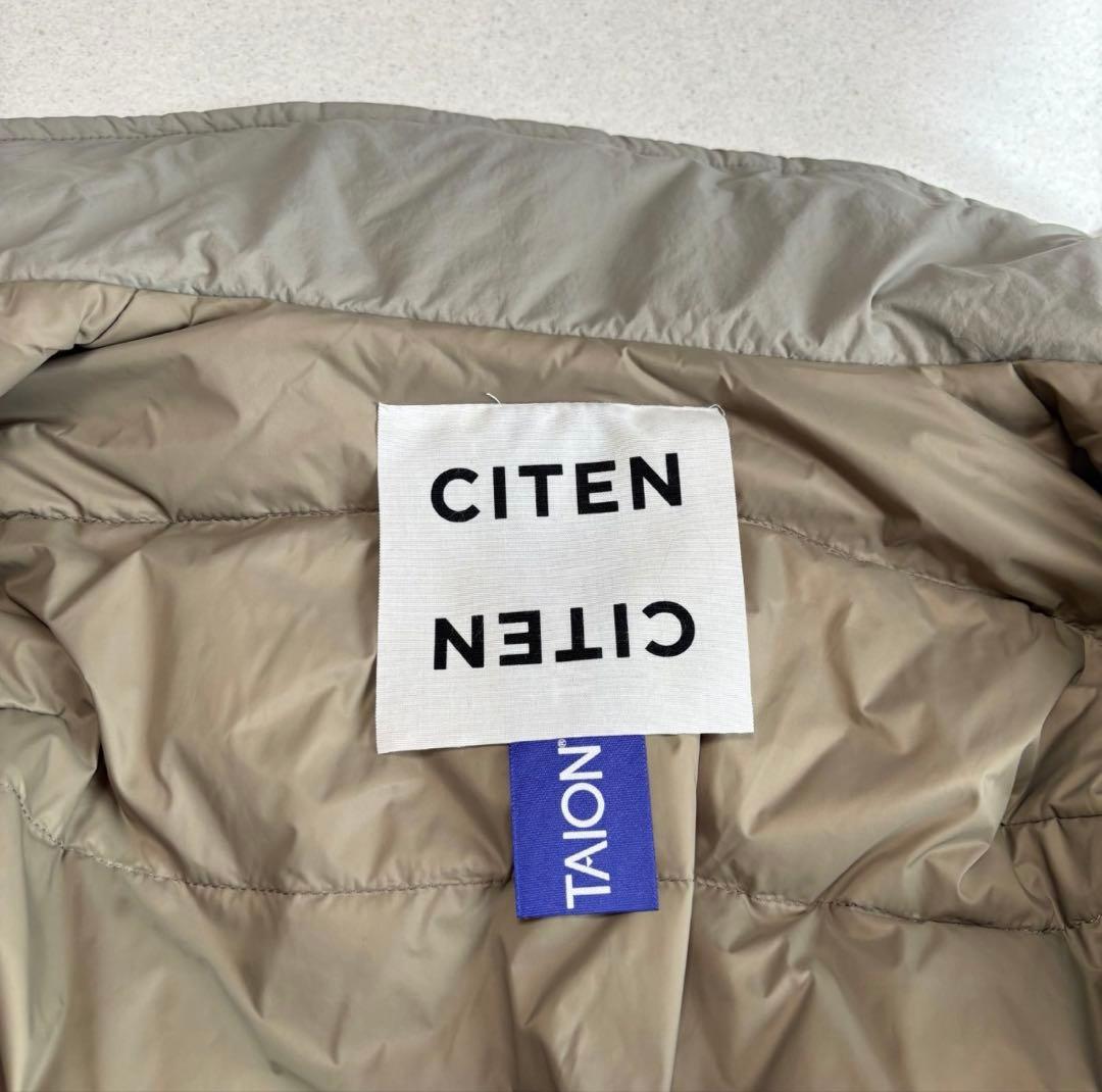 最安値‼️ CITEN ✖️TAION コラボ　ダウン　グレー　モンスタージャケット