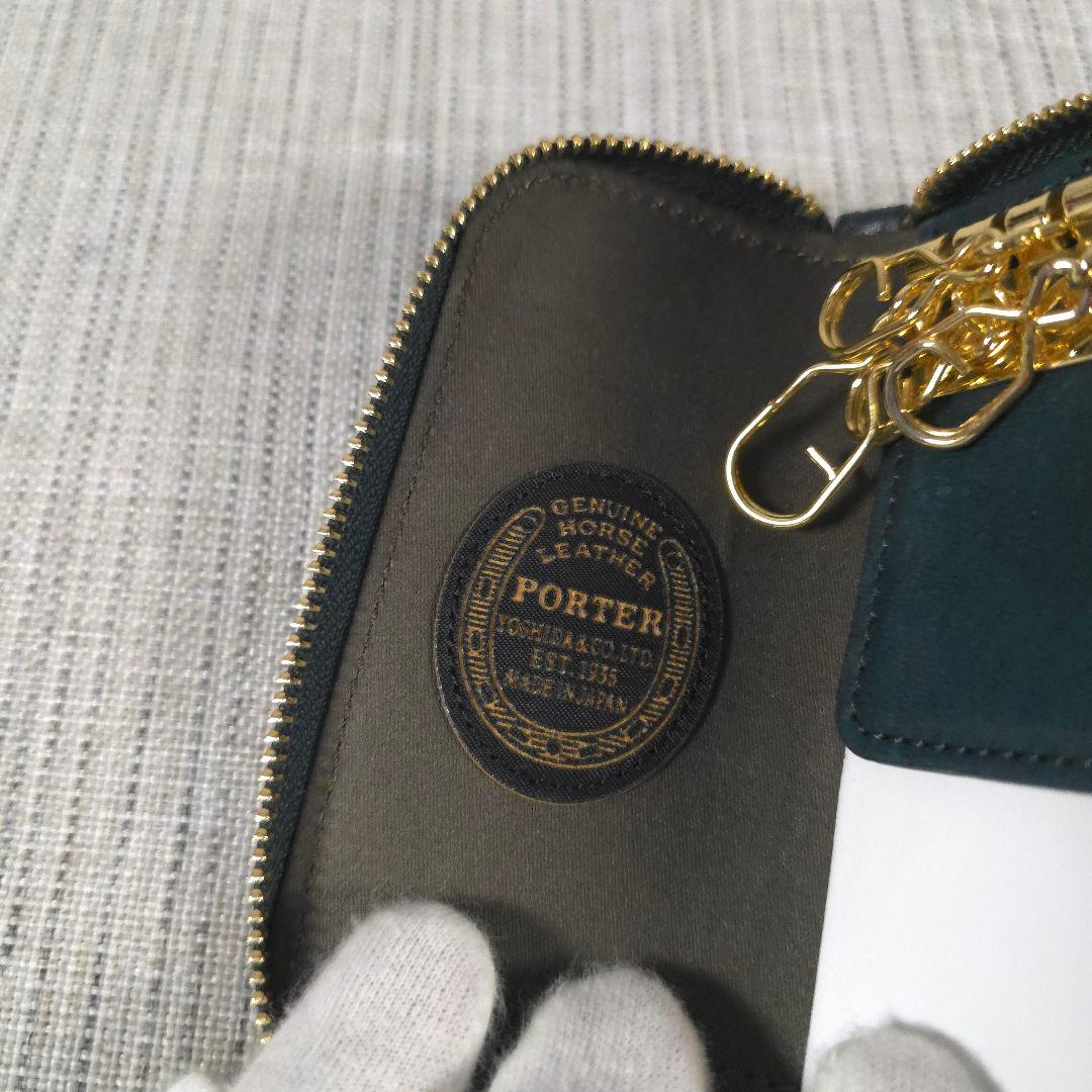 未使用級　PORTER　ポーター　WISE　KEY CASE　キーケース　レザー
