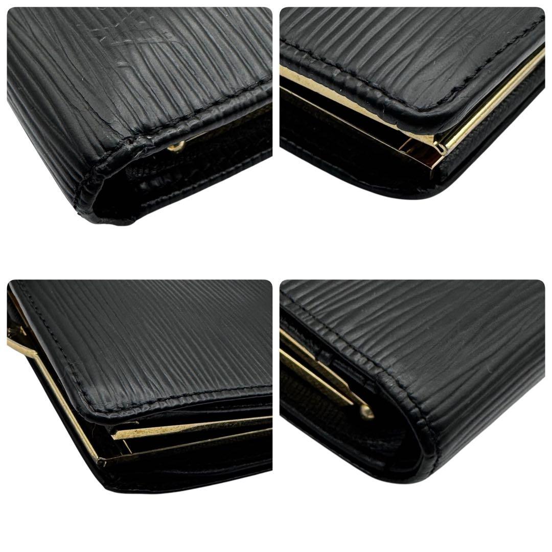 未使用品級✨LOUISVUITTON エピ ヴィエノワ 折財布 ブラック