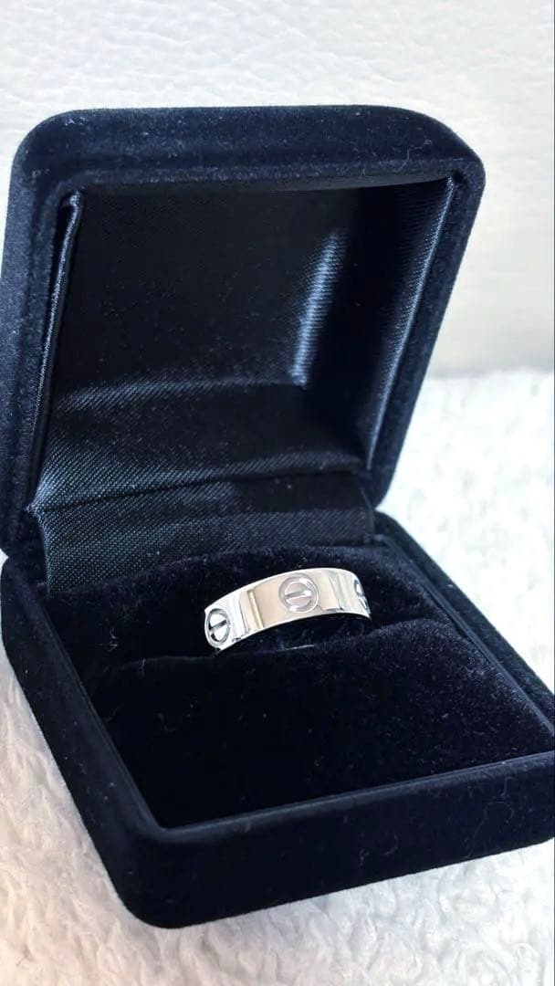 カルティエ ラブリング ラブ 52号 750 ホワイトゴールド WG