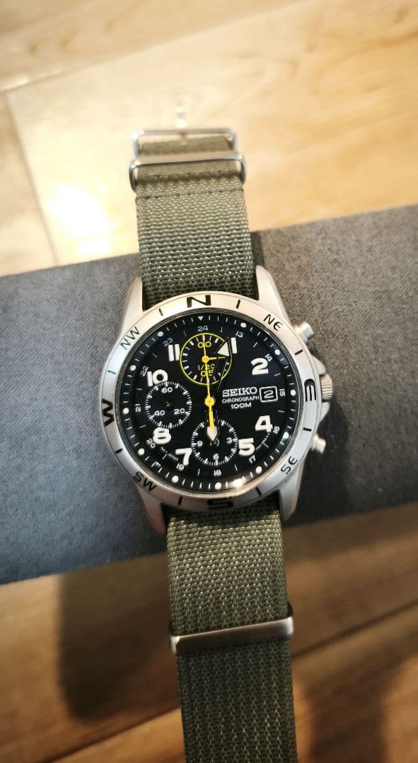 「GARO」セイコー CHRONOGRAPH ミリタリー