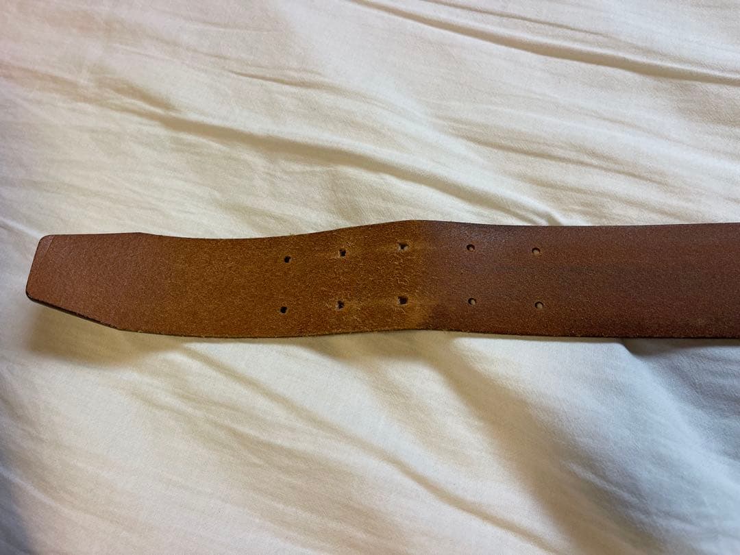 アットラスト　ダブルピンギャリソンベルト サイズ38