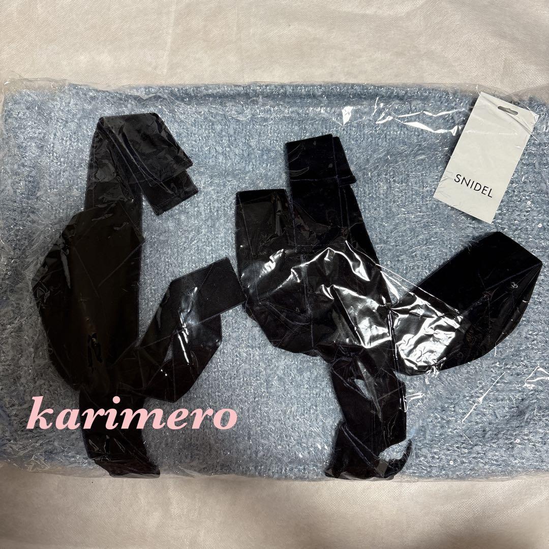 完売色♥️新品タグ付き✨SNIDEL ラメニットアンサンブルプルオーバー