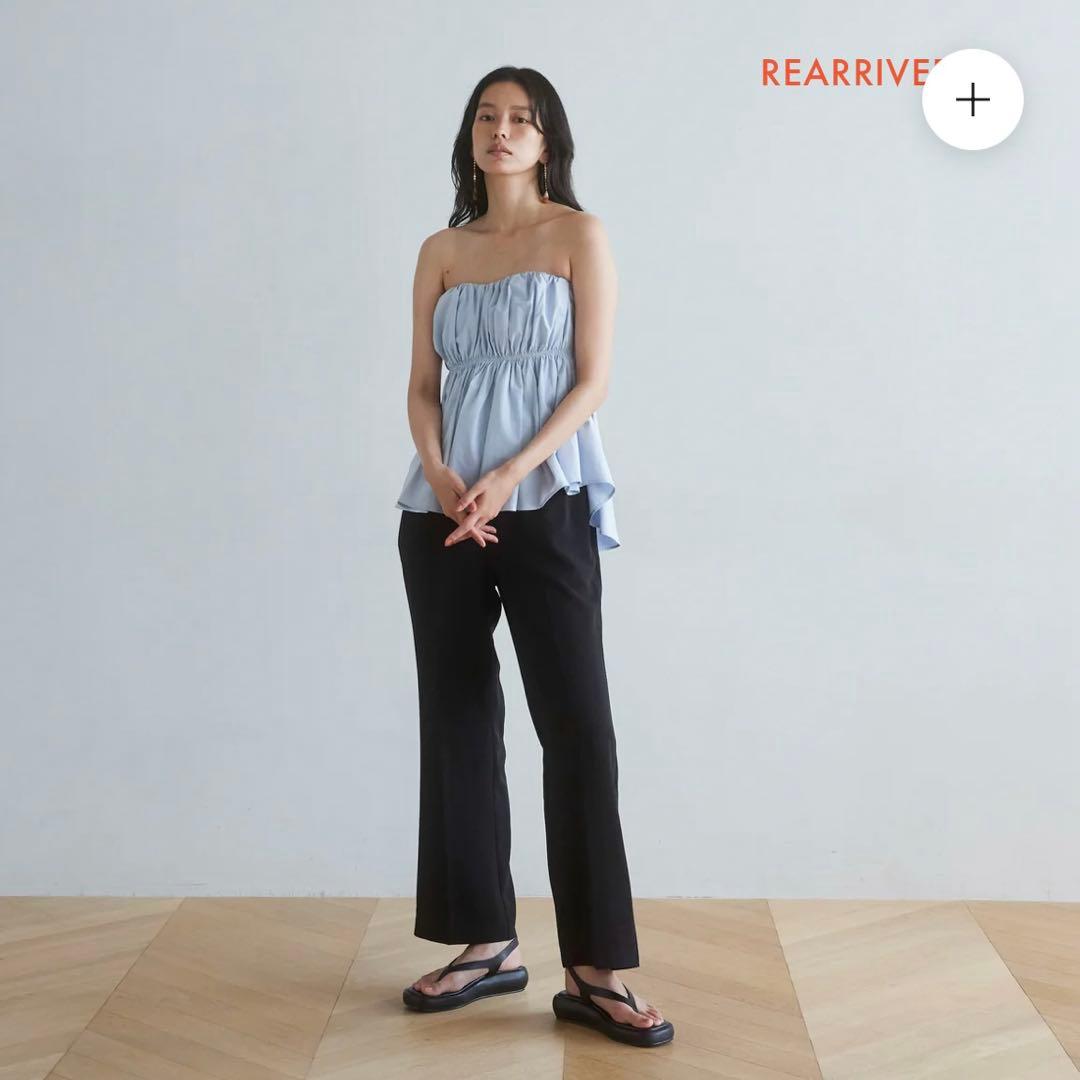 SeaRoomlynn ウエストシェイプベアトップ・チューブトップライトブルー