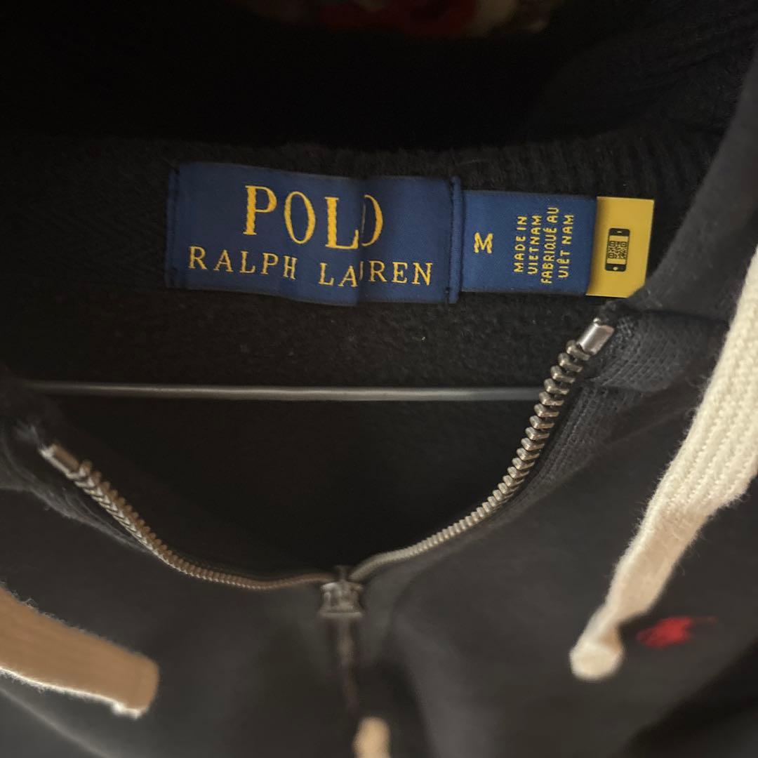 POLO RALPH LAUREN ブラック パーカー M