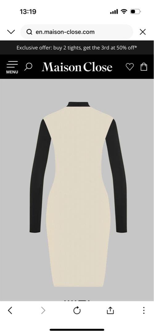 メゾンクローズmaison closeドレス