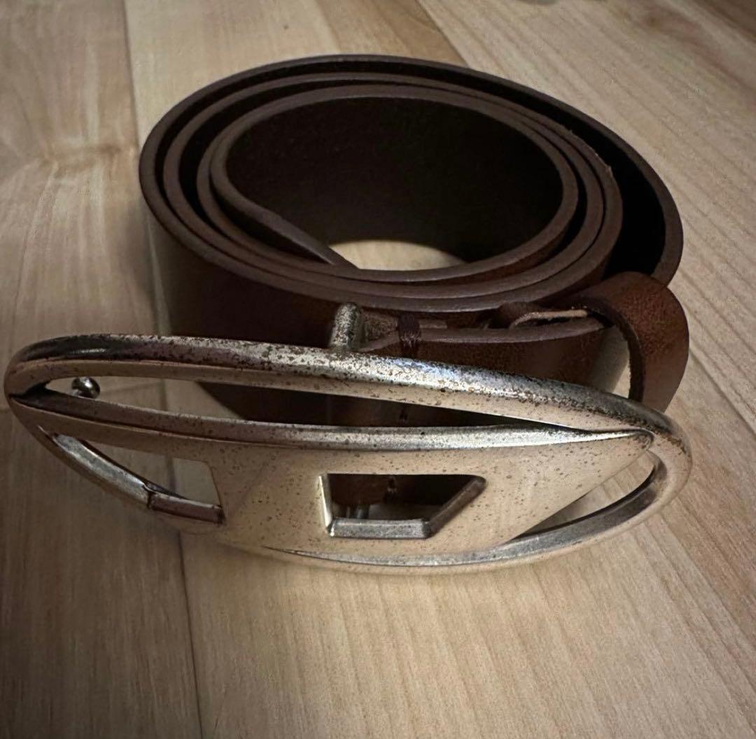 DIESEL レザー ベルト サイズ80/32