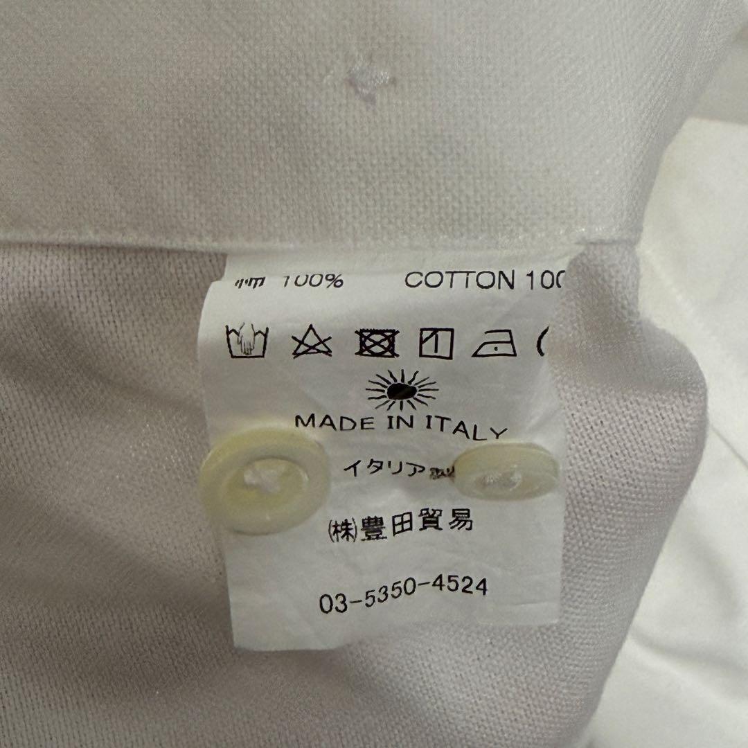 giannetto ジャンネット コットン 長袖シャツ ホワイト 40