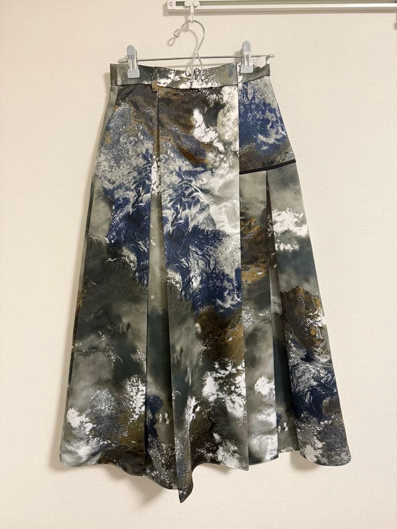 UNITED TOKYO シーナリーアートフレアースカート サイズ1