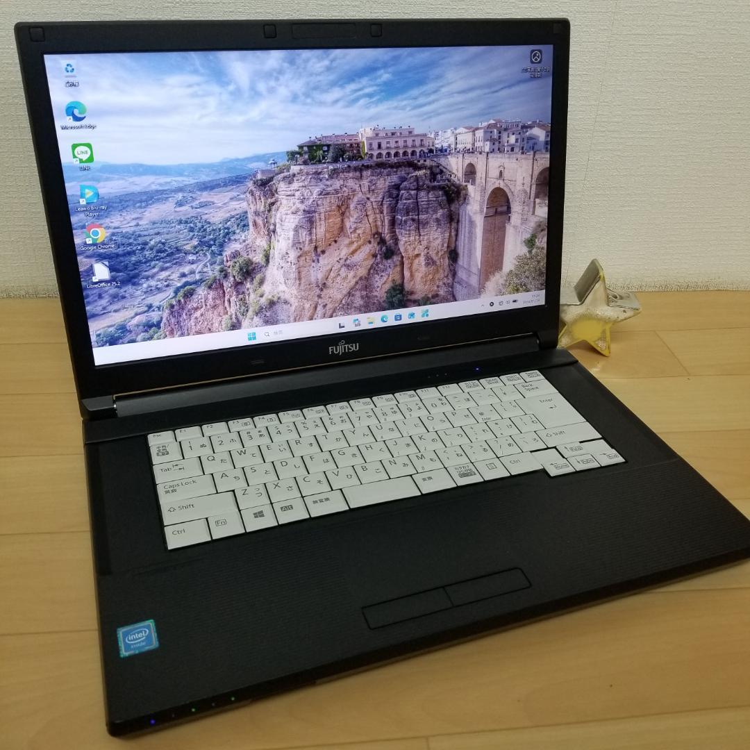 期間限定 SSD Win11 DVD再生可 ノートPC 富士通 (E2947)