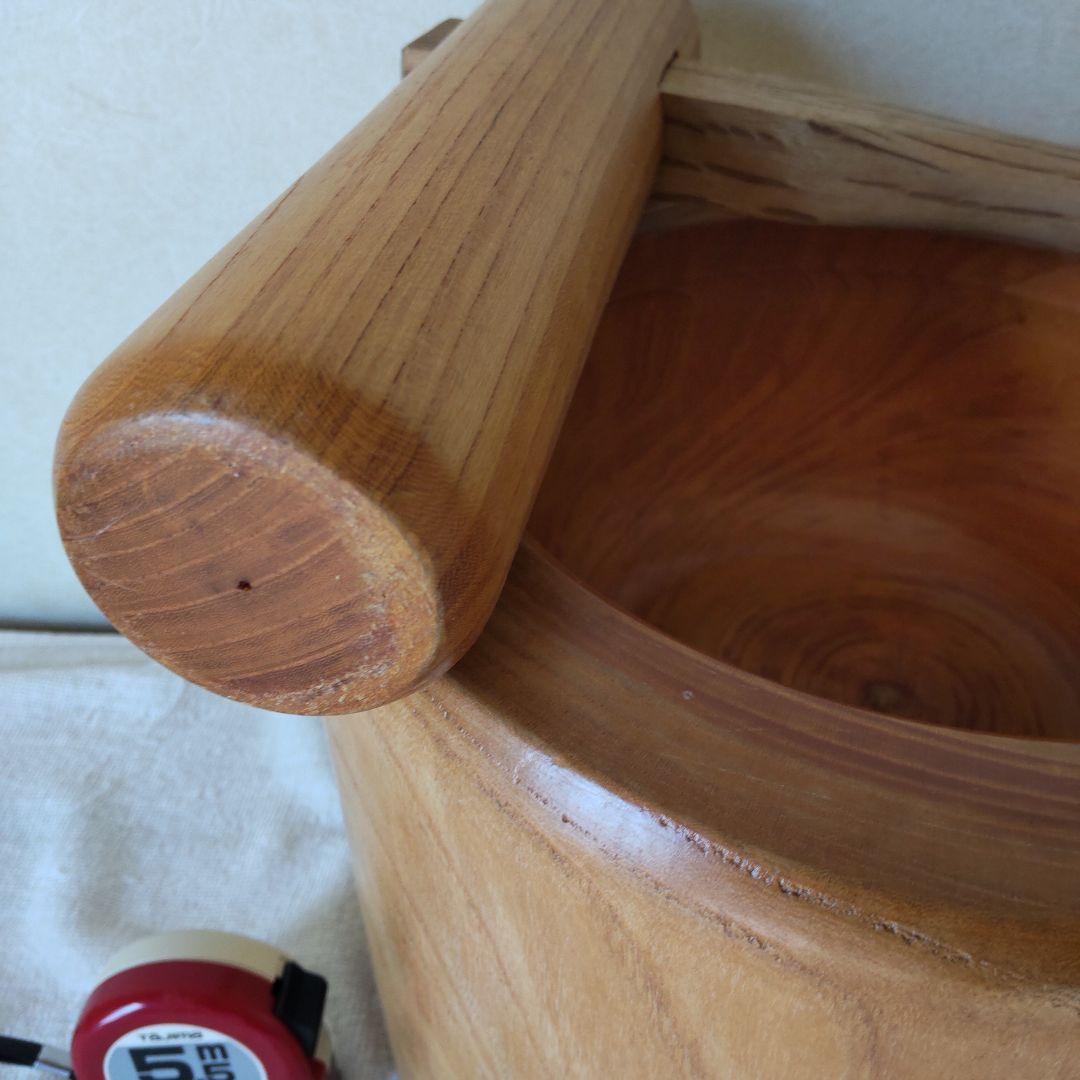 欅　ミニ臼と杵　お正月の餅つきに