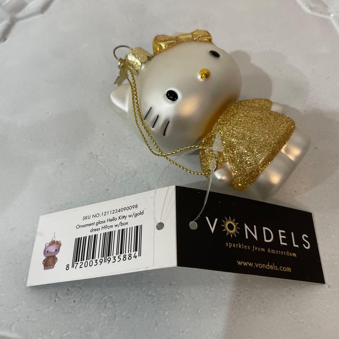 ガラスオーナメント　ハローキティ　VONDELS
