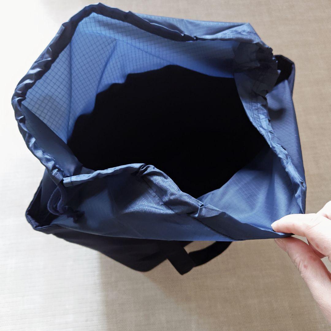 ファミリア　トートバッグ　ワッペン　大容量　ポケット　撥水　はっ水　ネイビー