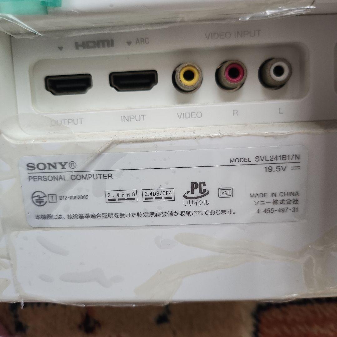 SONY SVL241B17N ホワイトディスプレイ