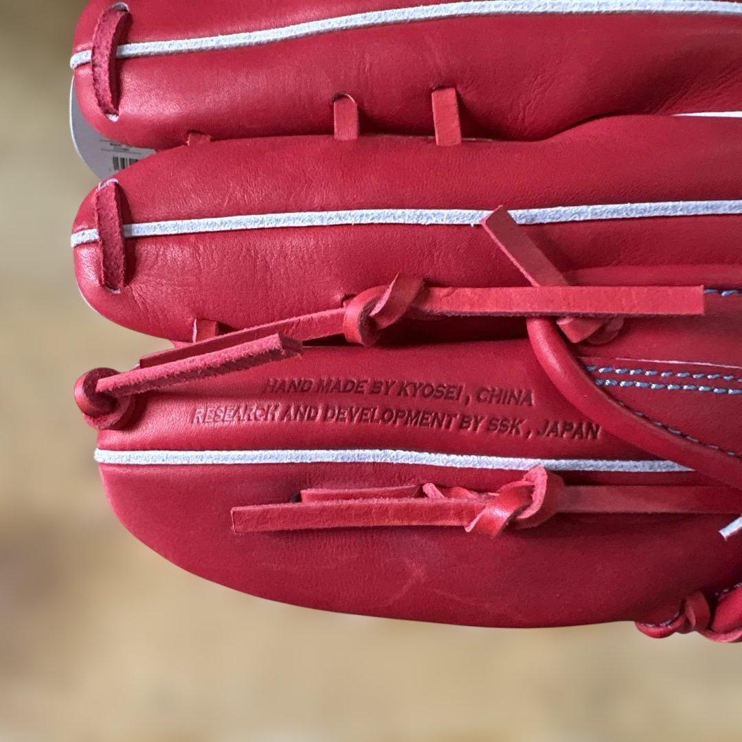 新品未使用タグ付きSSK軟式野球グローブプロエッジ投手右利き用