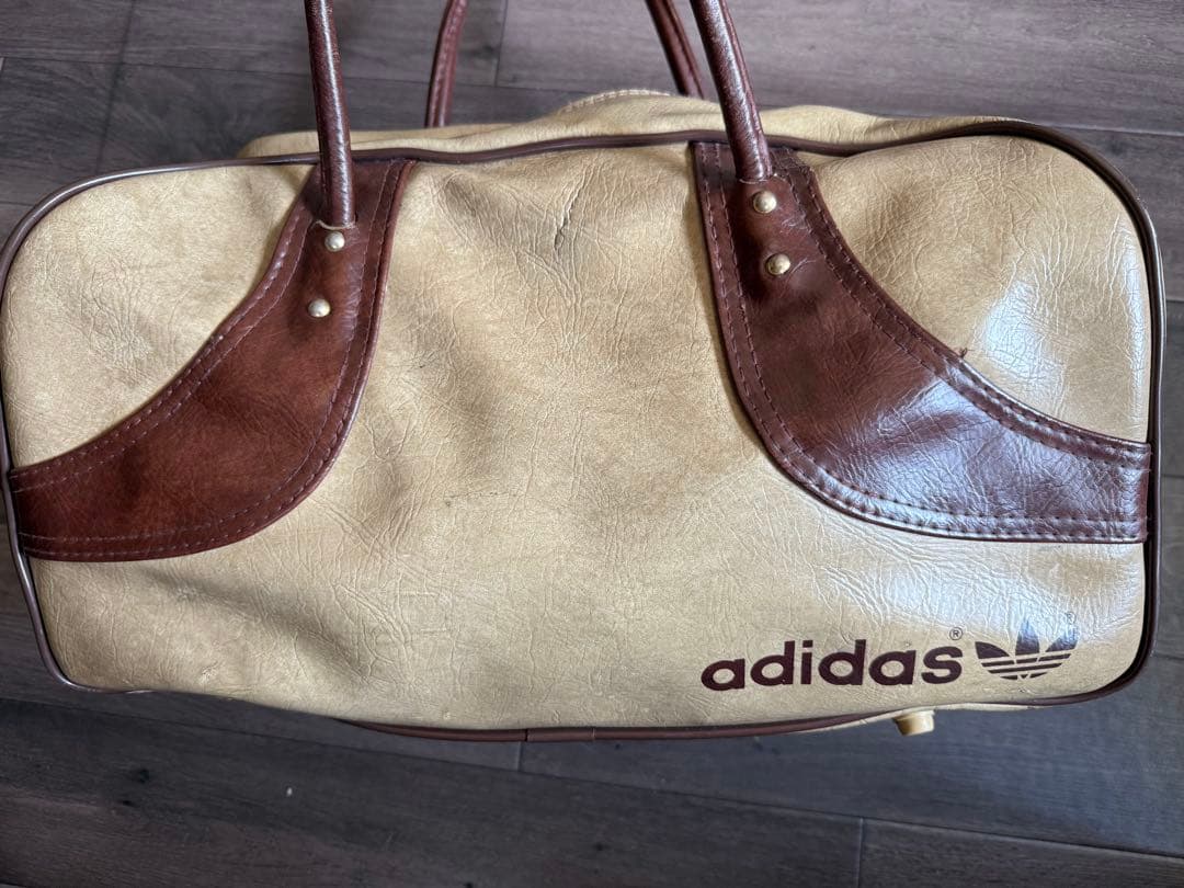 希少‼️ 70-80s adidas レザーボストンバッグ