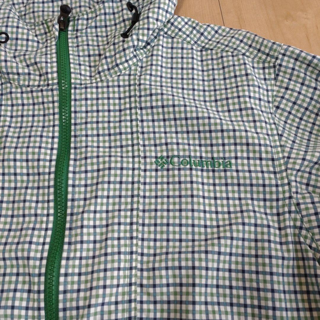 Columbia　マウンテンパーカー　ギンガムチェック　S