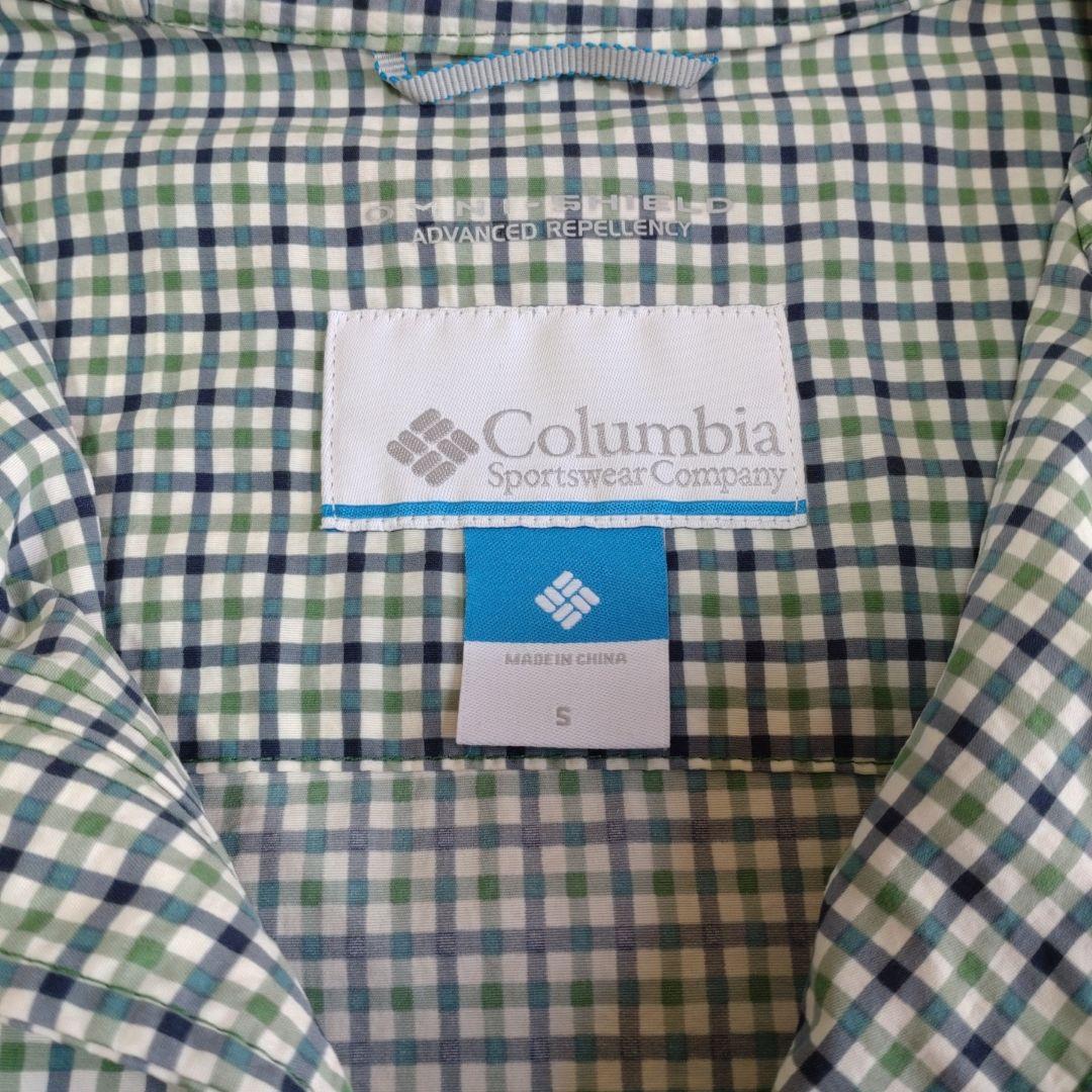 Columbia　マウンテンパーカー　ギンガムチェック　S