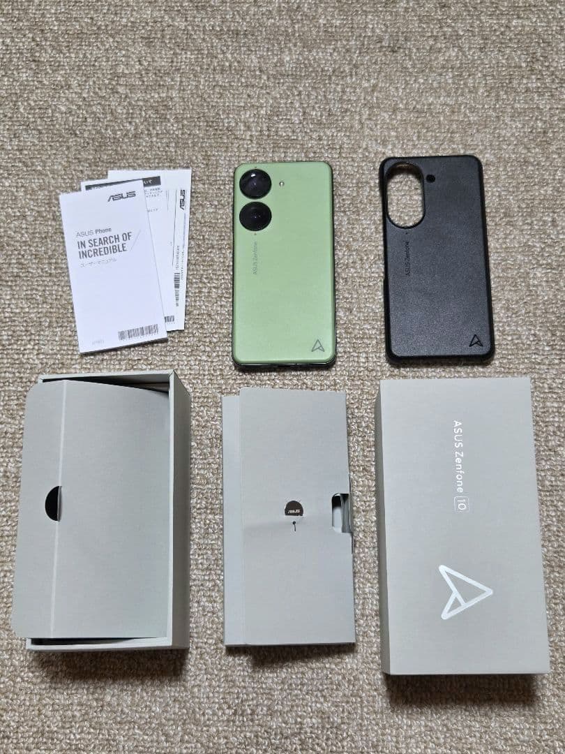 【値下げ中】ASUS Zenfone10 256GBオーロラグリーンSIMフリー