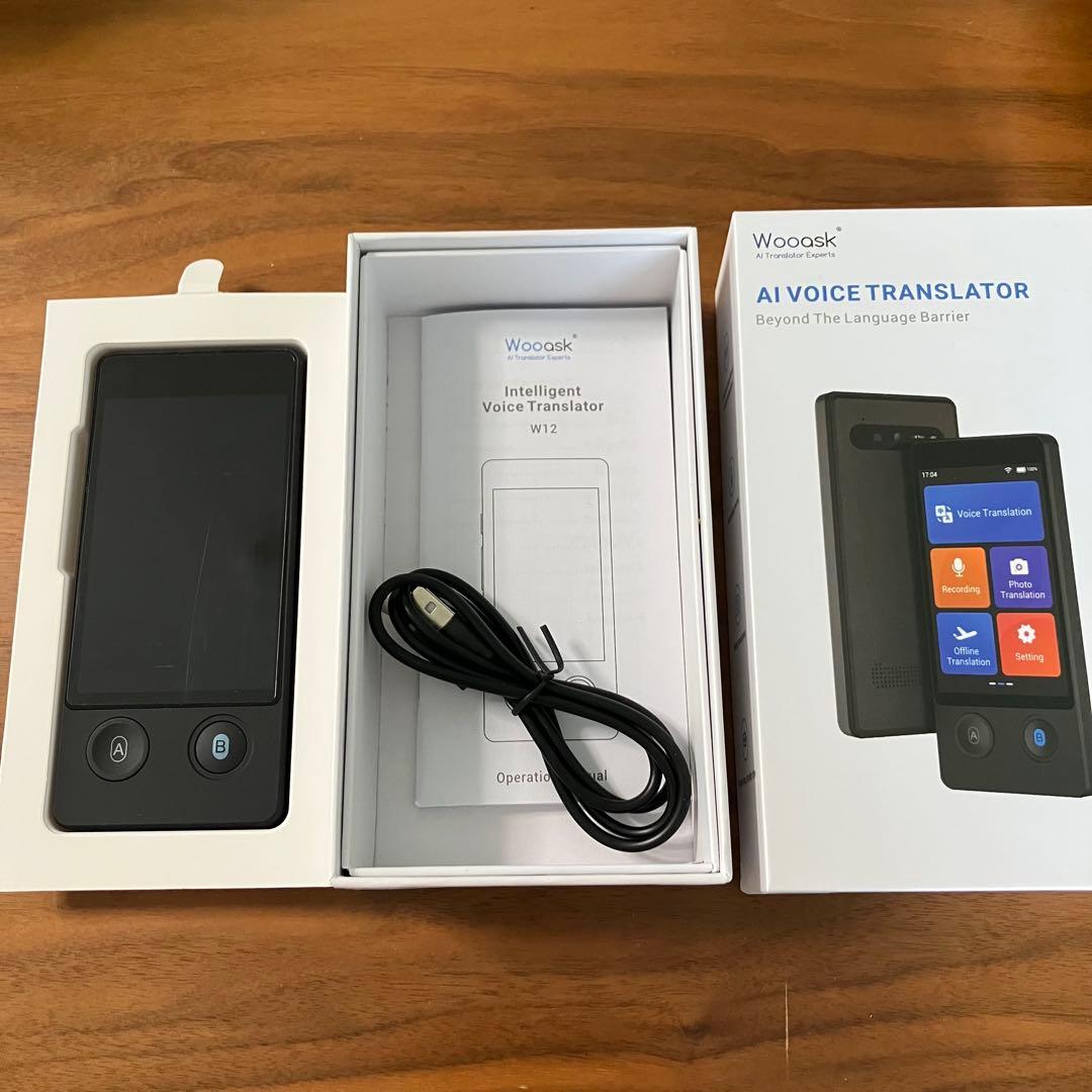 Wooask W12 AI音声翻訳機