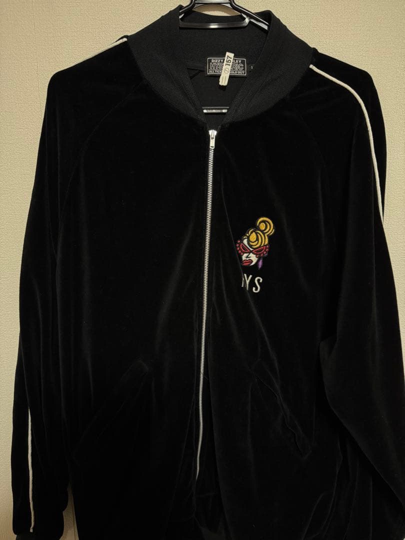 ヒステリックグラマー　ベロアジャンパー