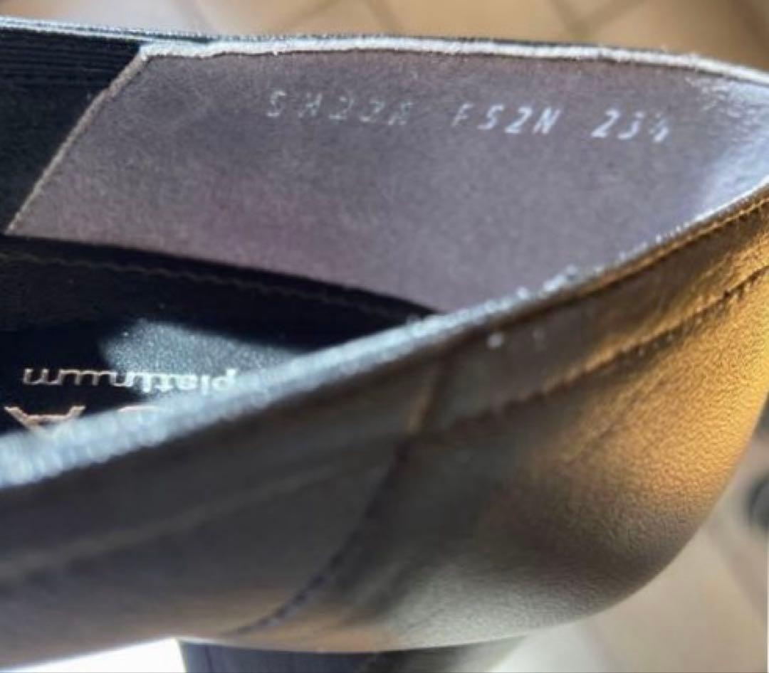 新品未使用✨リーガルプラチナムレザーパンプス黒23.5通勤フォーマル卒業式入学式