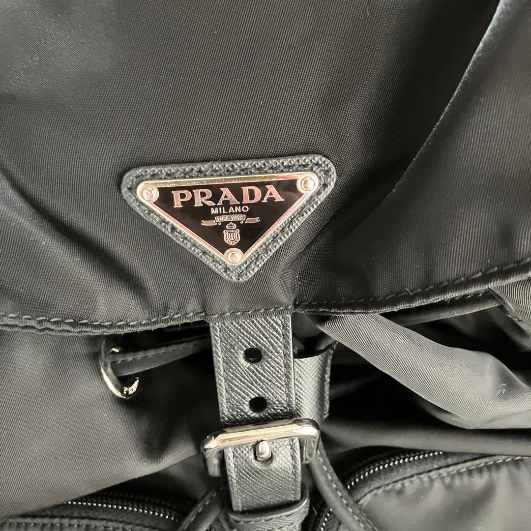 【匿名配送】PRADA プラダ　リュック　ブラック　1BZ005