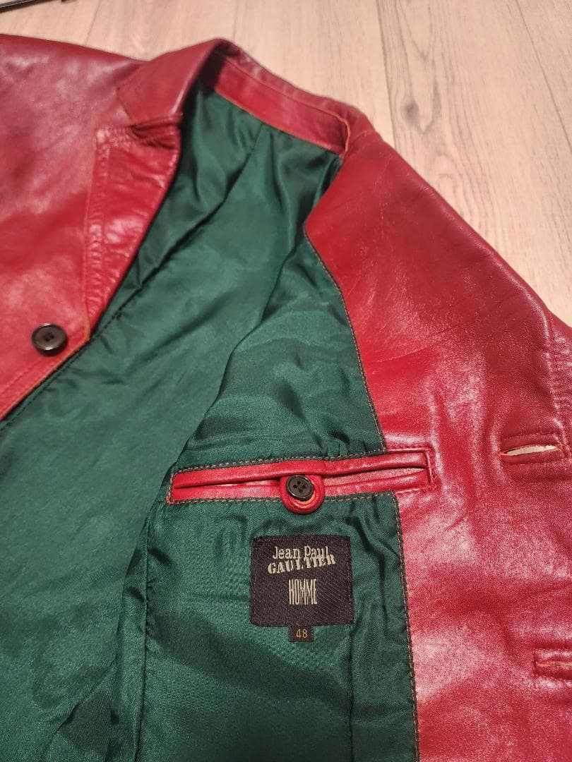 ​【稀少】ジャンポール・ゴルチエ・オム レザージャケット
