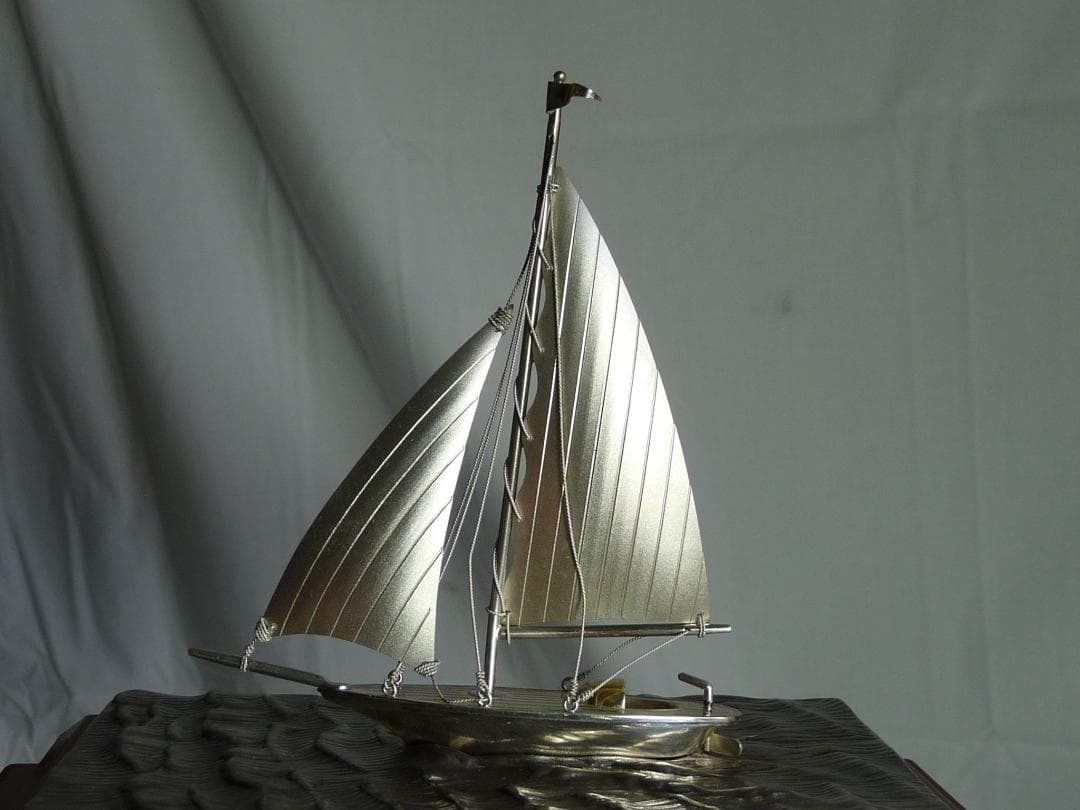 武比古 銀製 ヨット 伝統工芸 関工芸 SILVER
