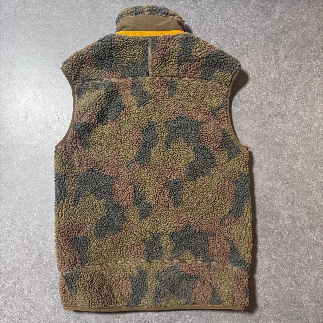 【美品】 patagonia パタゴニア レトロX ベスト ボア 迷彩 カモフラ