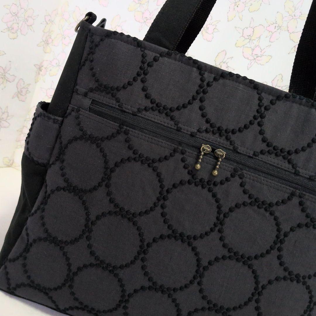 ミナペルホネン　ハンドメイド　バッグ　タンバリン　トートバッグ