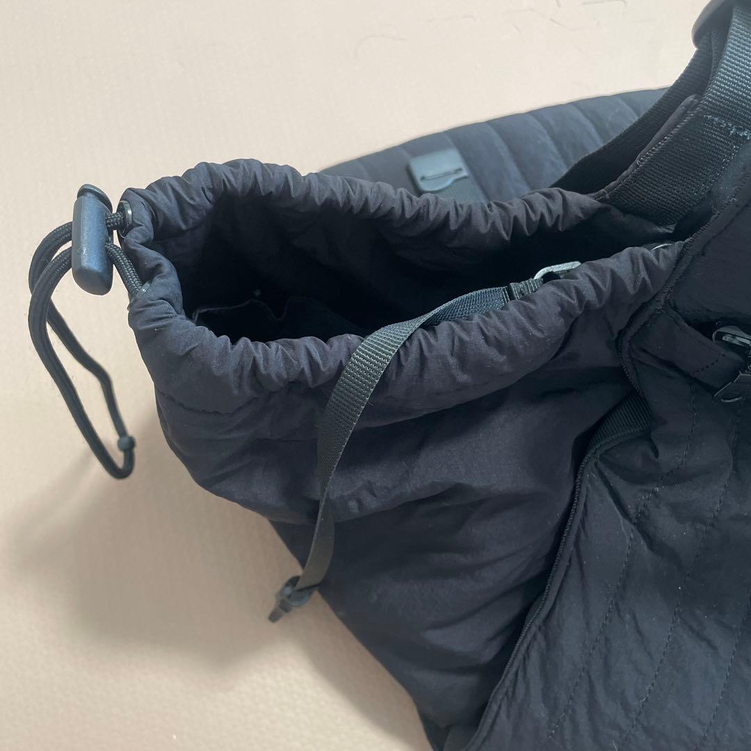 SOLPRESA ブラック 洗える キルティングトートマザーズバッグ(L)