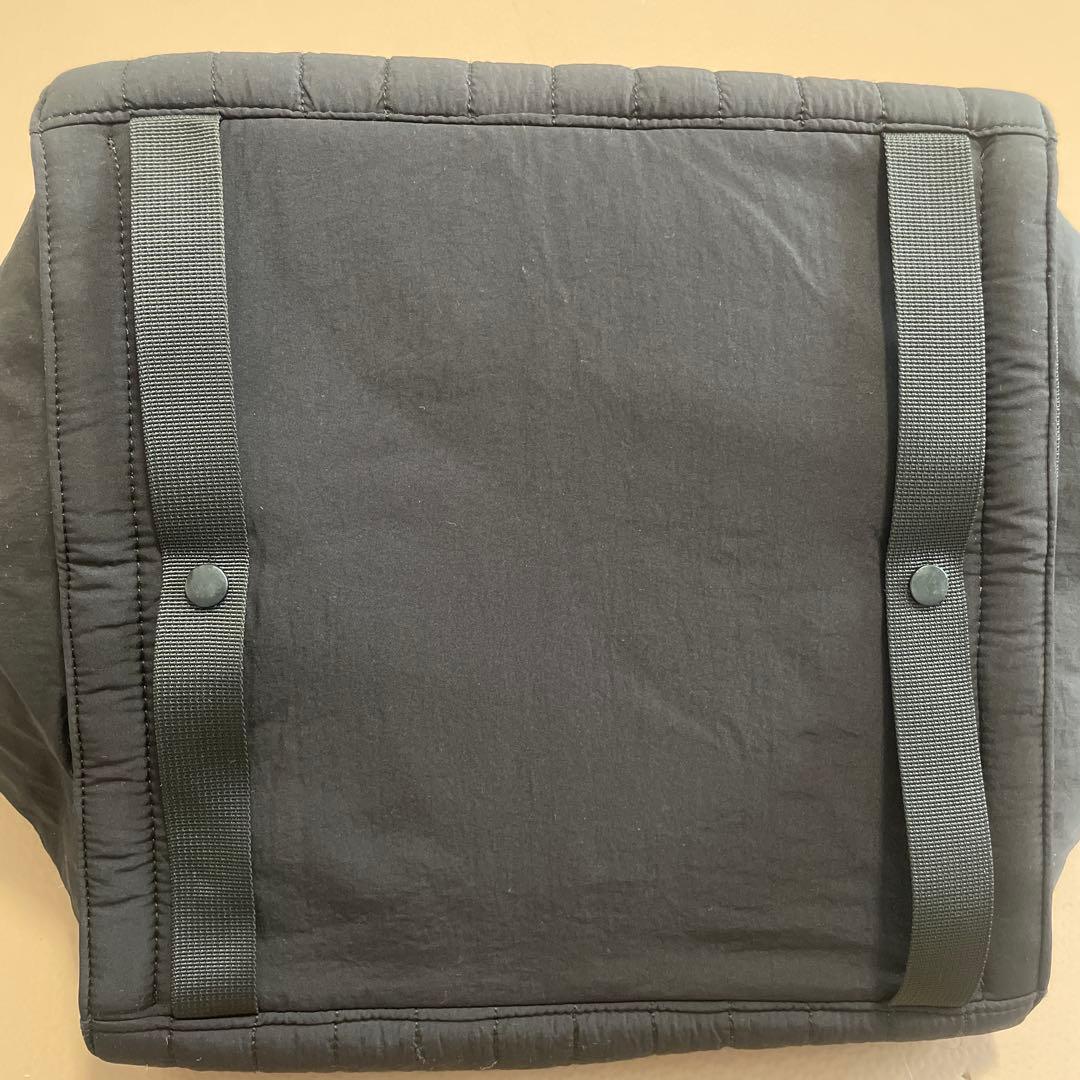 SOLPRESA ブラック 洗える キルティングトートマザーズバッグ(L)