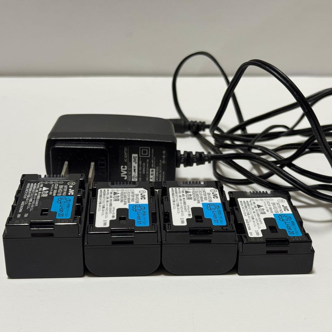 【美品】JVC FULL HD GZ-E77 バッテリー4個付き