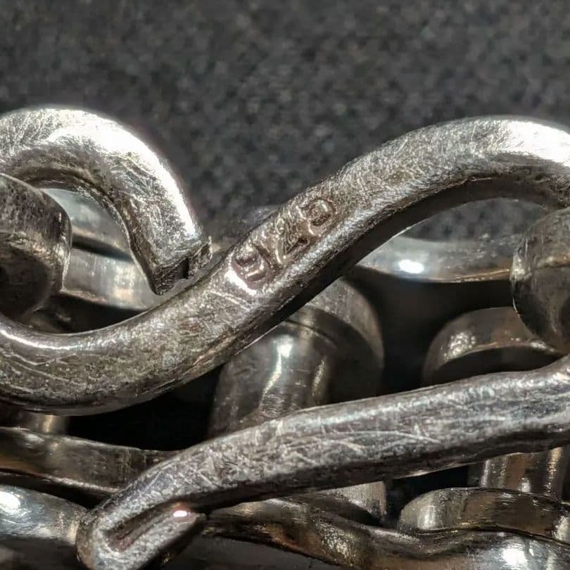 SV925 75g バイクチェーン ブレスレット メキシコ製 ヴィンテージ品