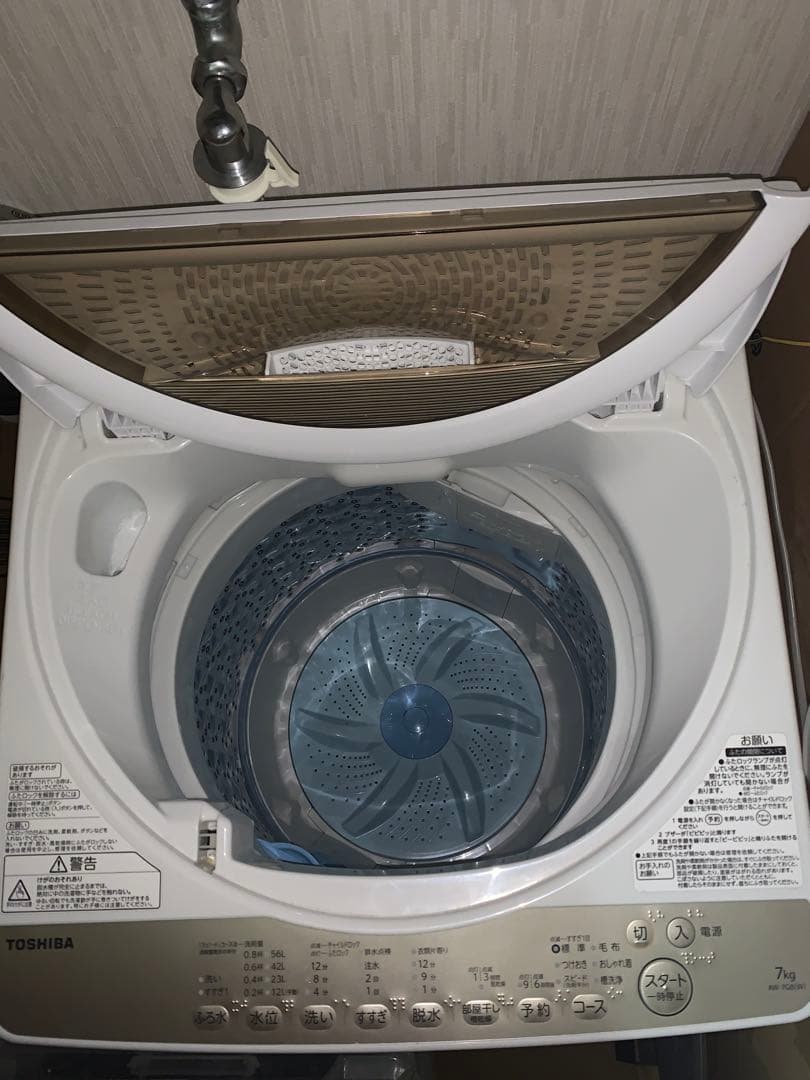 【送料込み】TOSHIBA 縦型洗濯機 AW-7G8W1 7kg