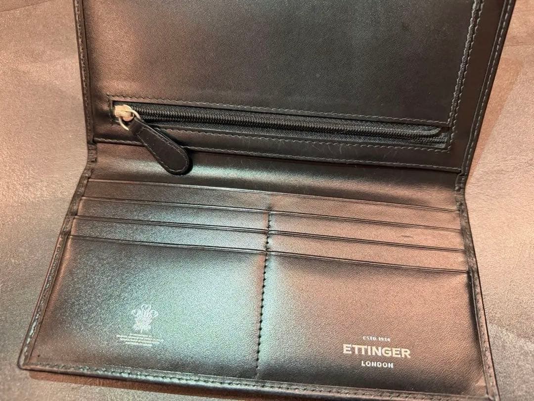 小物 BLACK COLLECTION LONG WALLET WITH ZIP