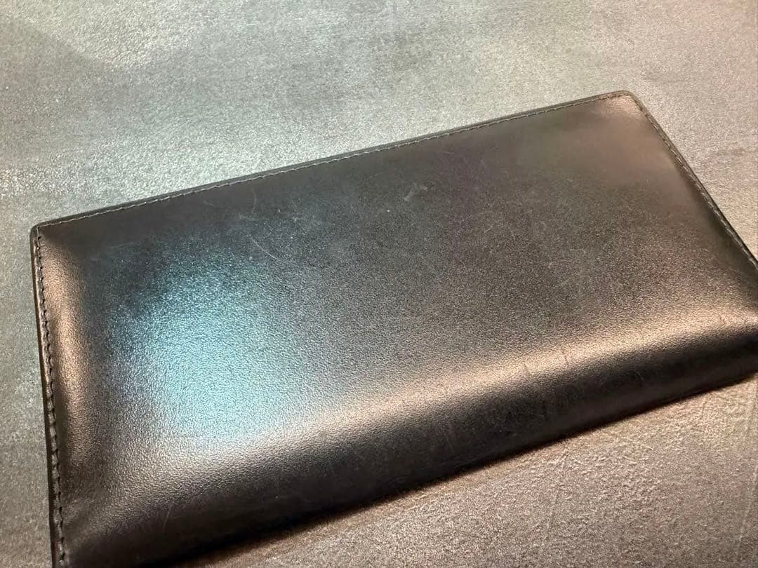 小物 BLACK COLLECTION LONG WALLET WITH ZIP