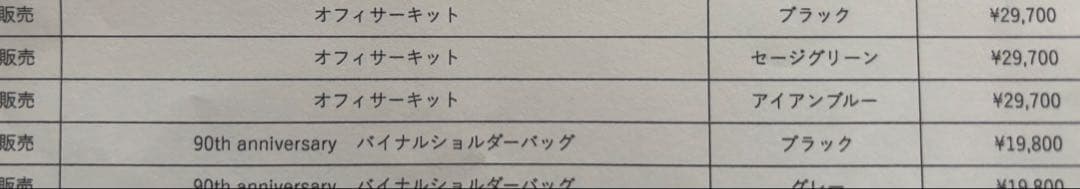 吉田カバン　ポーター　90周年 記念　オフィサーキット　ブラック