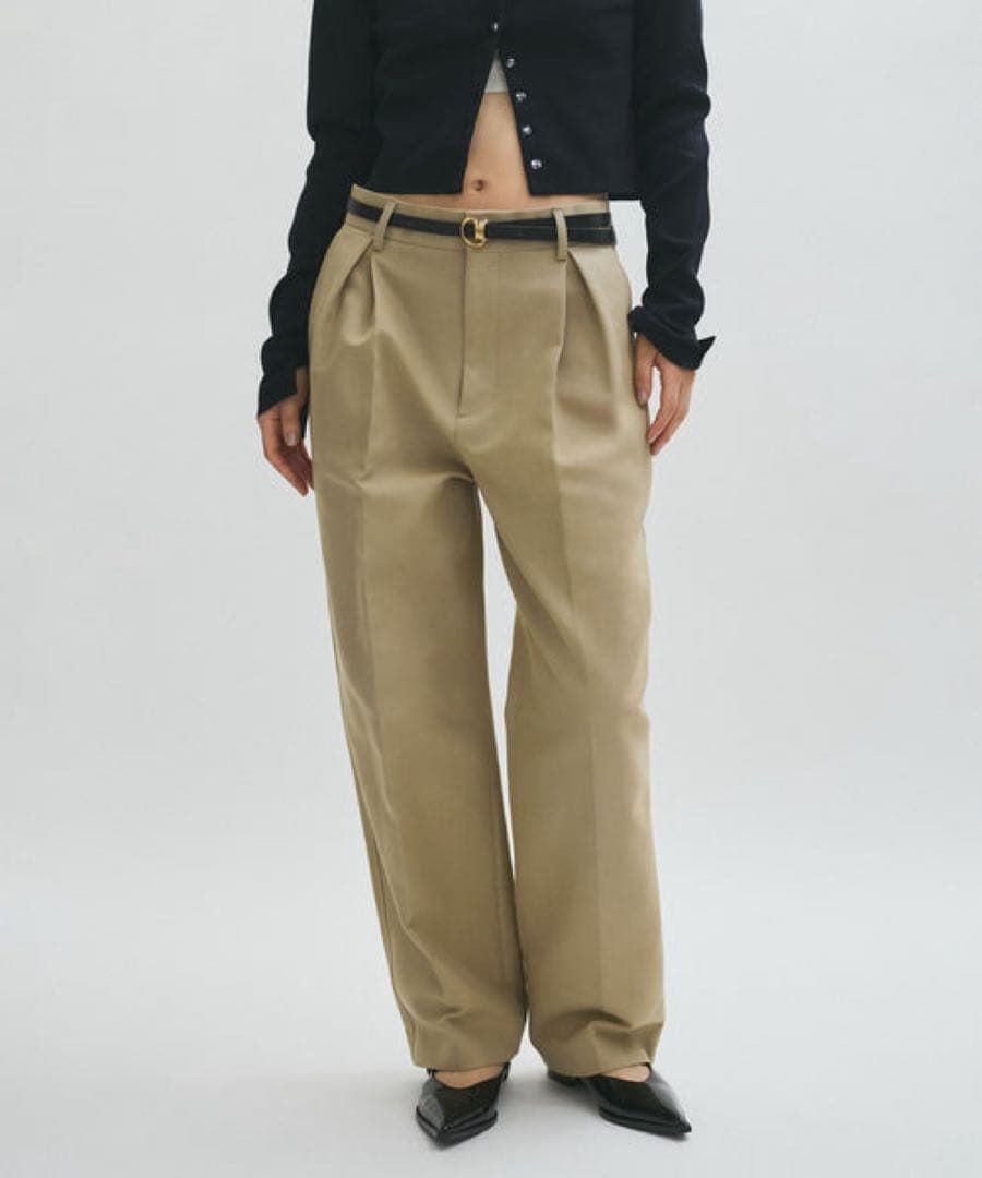 アダムエロペ　コットンダブルクロスパンツ