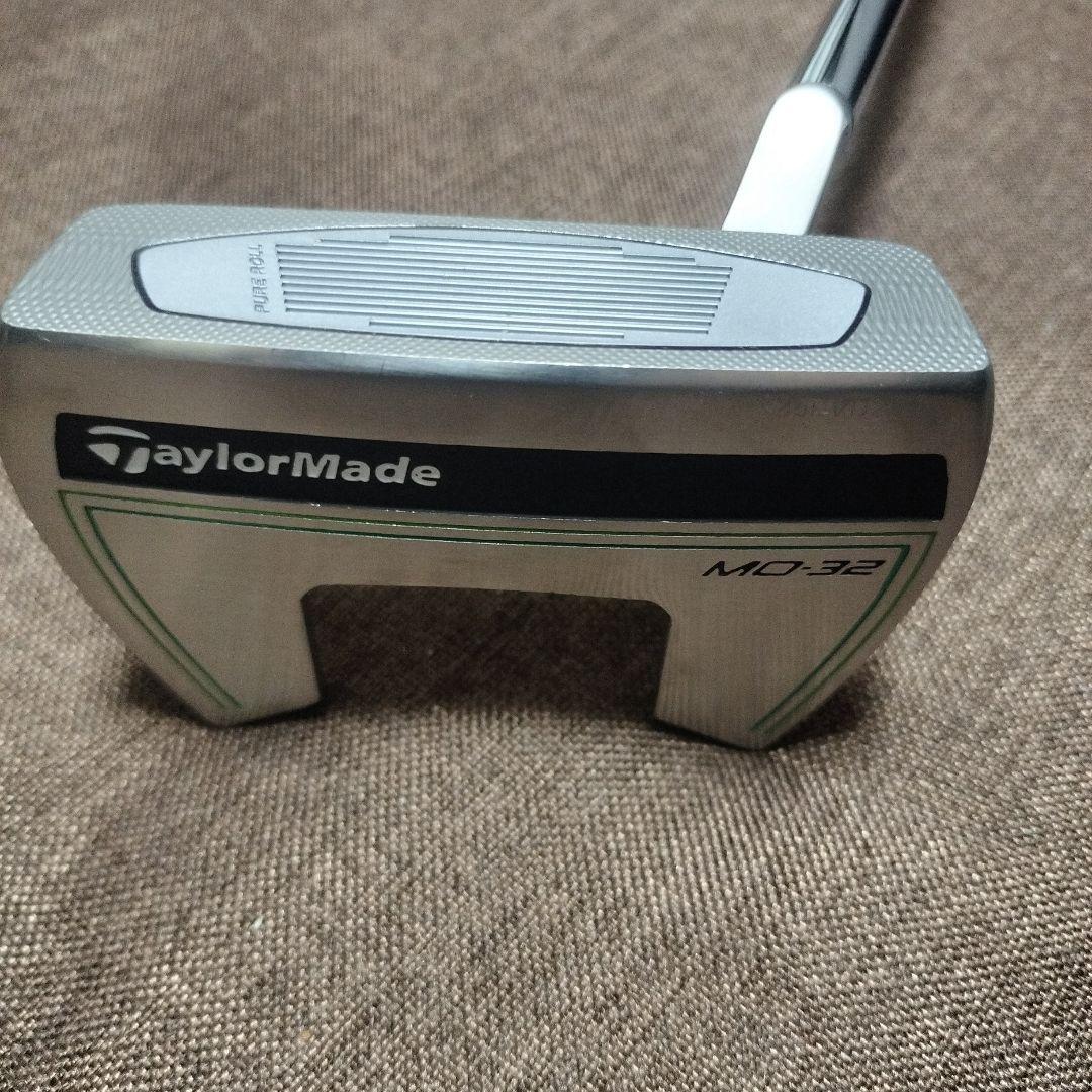 【美品】テーラーメイド MO-32 パター PURE ROLL ヘッドカバー付き