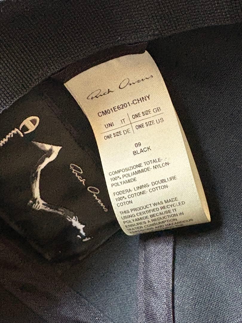 Rick Owens × Champion キャップ