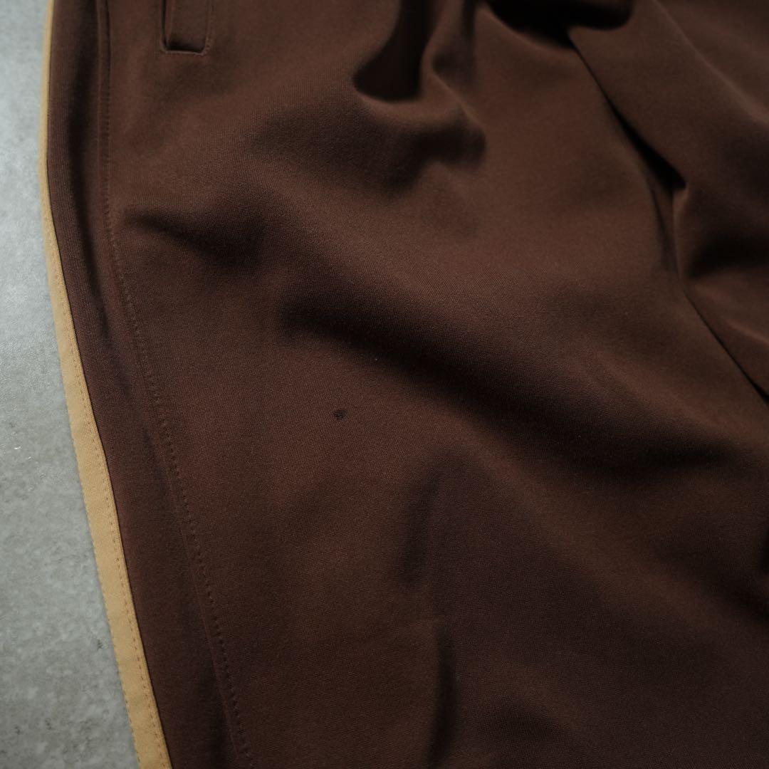 粗*ツ様 90s adidas ブラウンベージュ トラックパンツ トレフォイル